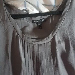 Eileen Fisher Silk dress in graphite XL